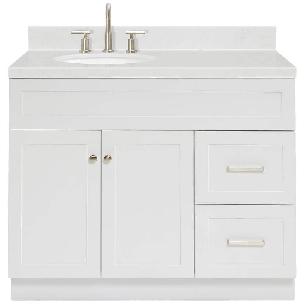 Ariel F042SLCQOVO Hamlet 42" Free Standing Single Basin Vanity Set