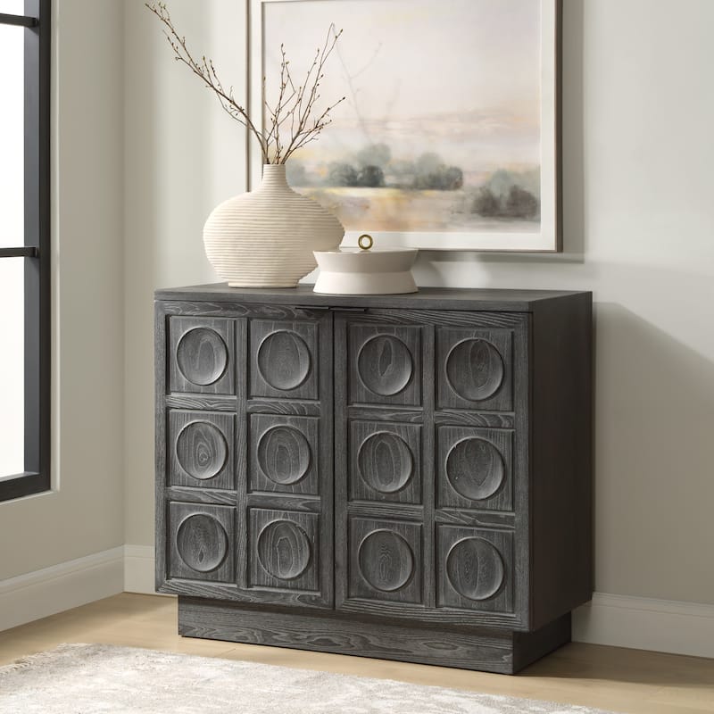 Uttermost 24426 Shelby 39" Wide Elm Wood Accent Cabinet with