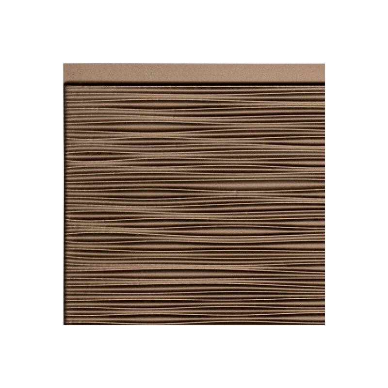 FASÄDE Ripple Decorative Vinyl Backsplash Panel - 6x6 Inch Sample - Argent Bronze