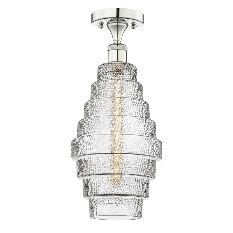Innovations Lighting Edison Cascade - 1 Light 8" Semi-Flush Mount