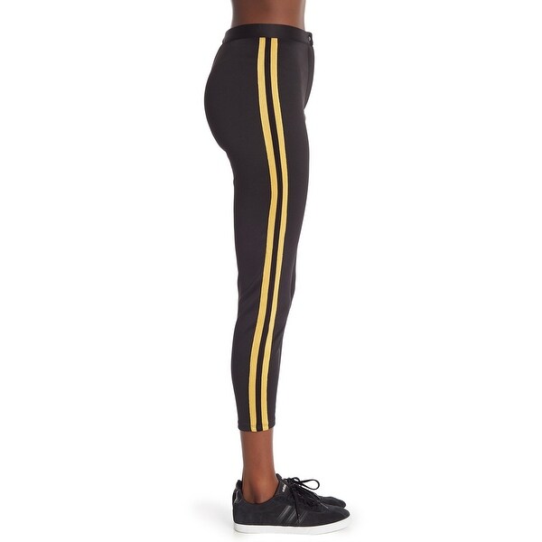 yellow side stripe leggings