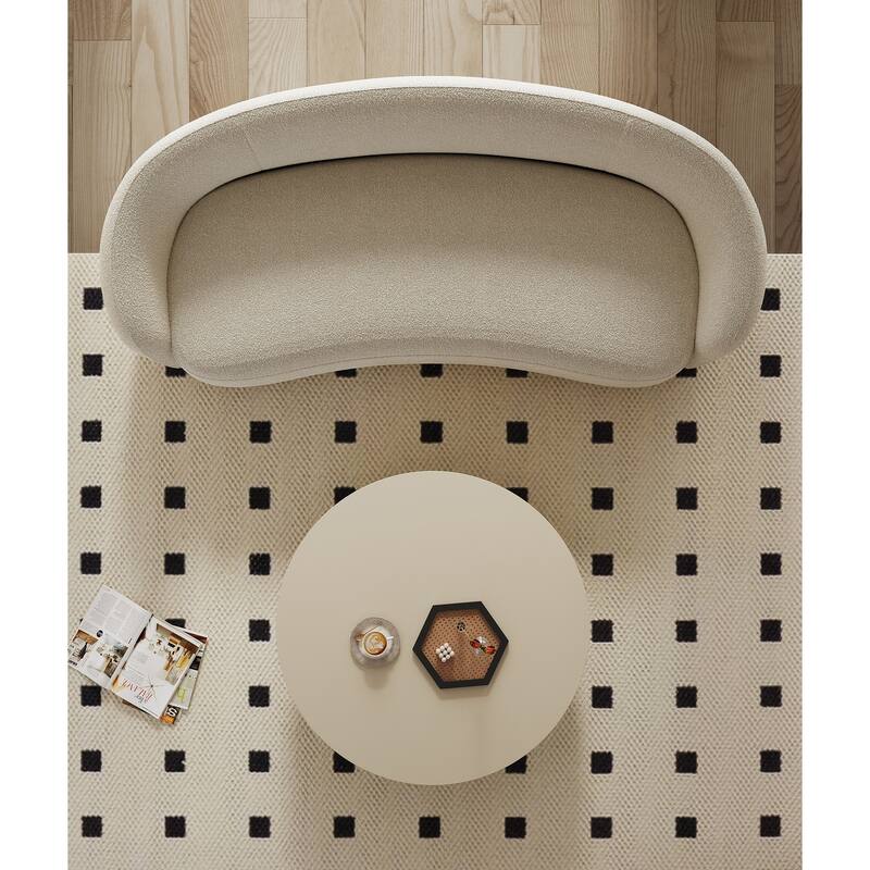 Modern Creative Round Coffee Table for Living Room Small Apartment