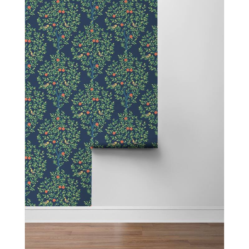 NextWall Fruit Tree Peel and Stick Wallpaper