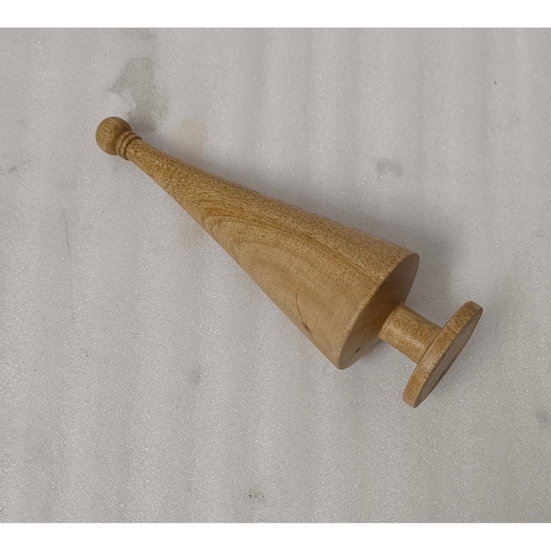 Wooden Christmas Tree Tabletop Decoration - 8" - Brown
