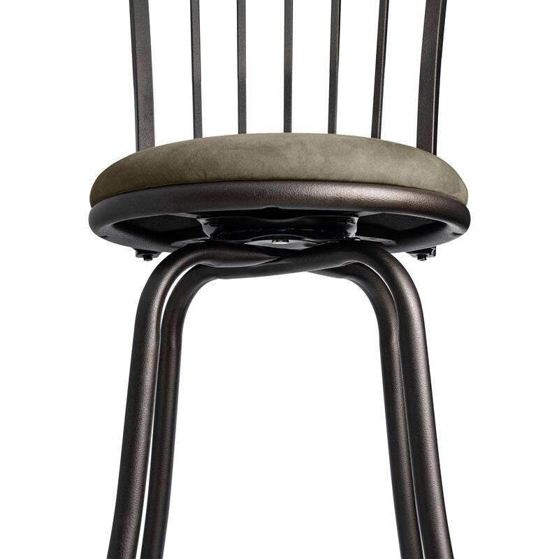 Azalea Park Metal Swivel Adjustable Height Barstool - 16.14 W x 18.5 D x 37.91-42.91 H"