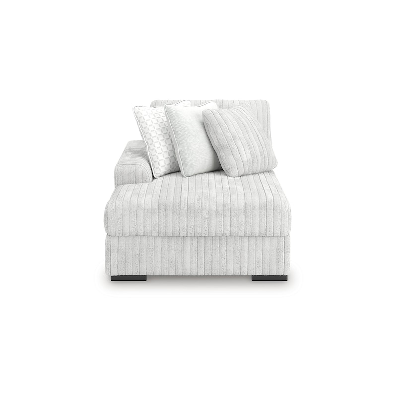 Signature Design by Ashley Stupendous White 5-Piece Sectional with Chaise