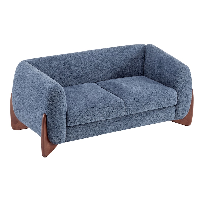 Alma Upholstered Boucle Loveseat by Christopher Knight Home