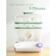preview thumbnail 3 of 10, 3 Layers Fast Bottle Sterilizer and Dryer - White - No Size