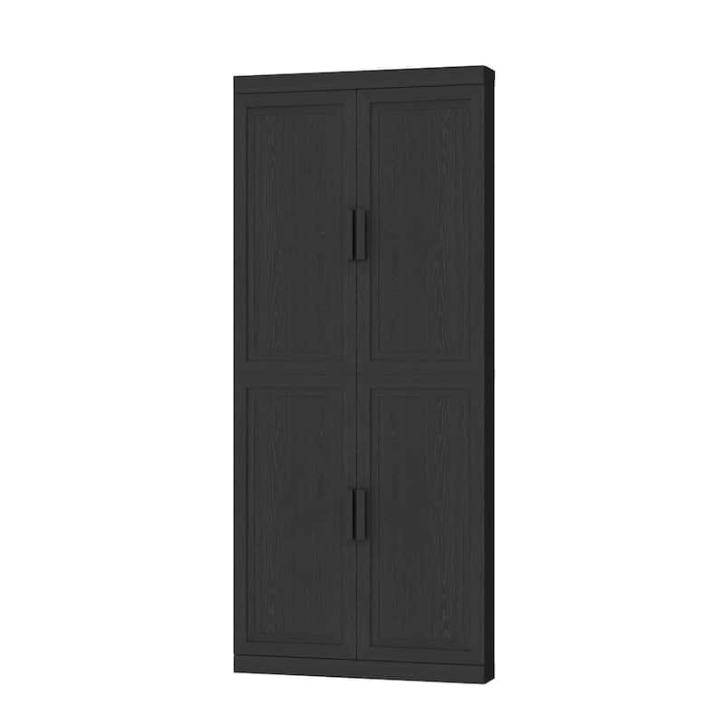 72" Corner Cabinet Free-Standing Corner Storage Organizer Sideboard