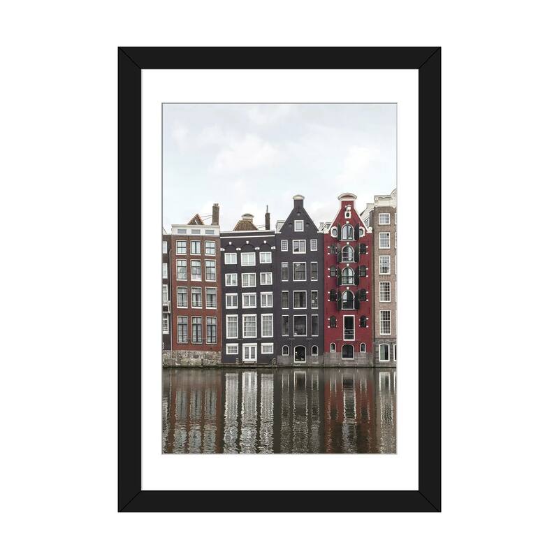 iCanvas "Canal Houses Of Amsterdam" by Henrike Schenk PFA