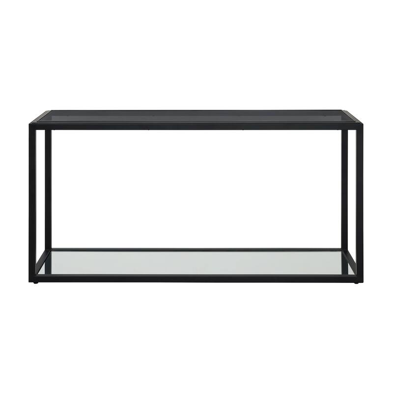 Ellis Smoked Glass Top Console Table