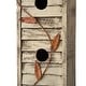 preview thumbnail 48 of 46, Glitzhome Hanging Distressed Solid Wood Birdhouse