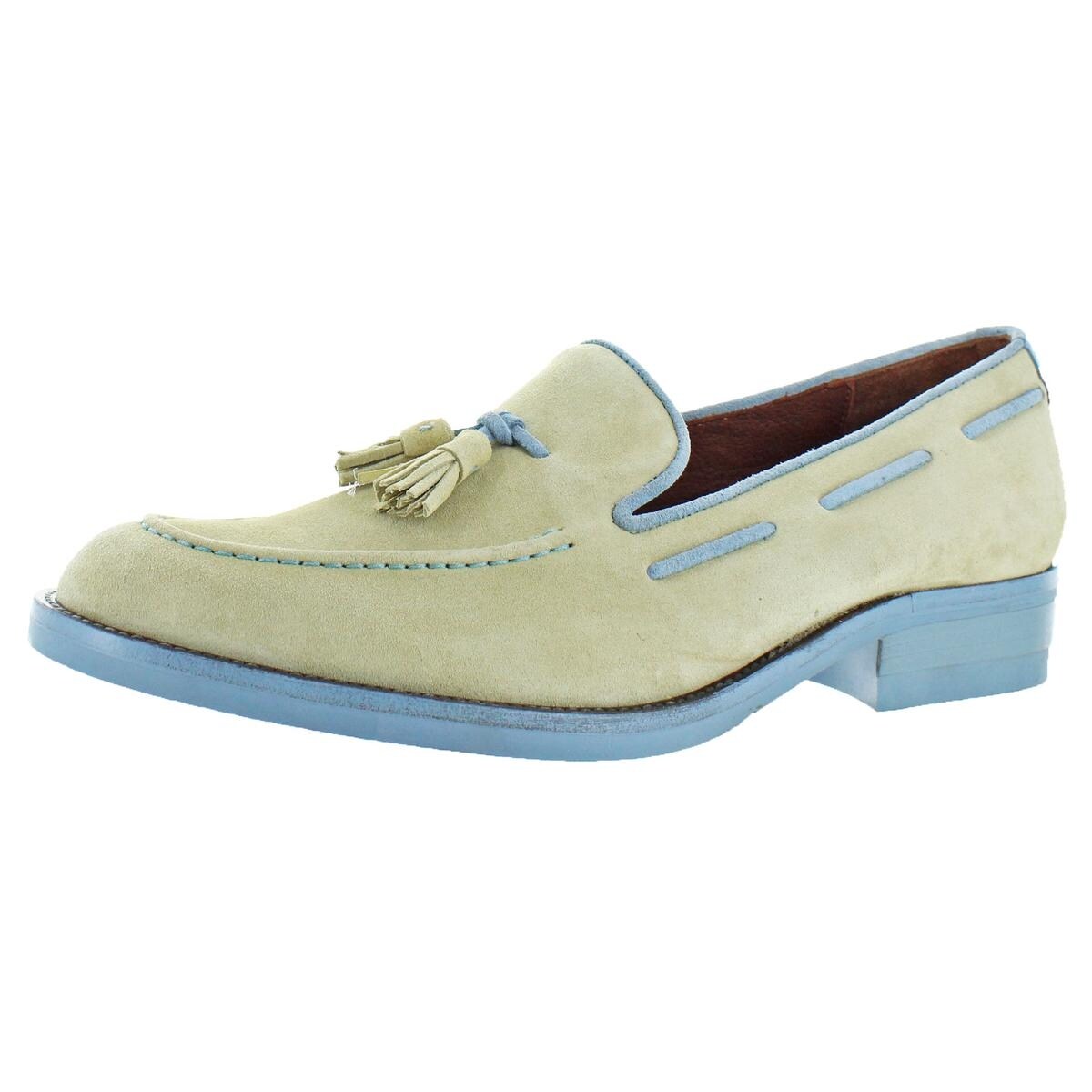 donald j pliner suede loafers