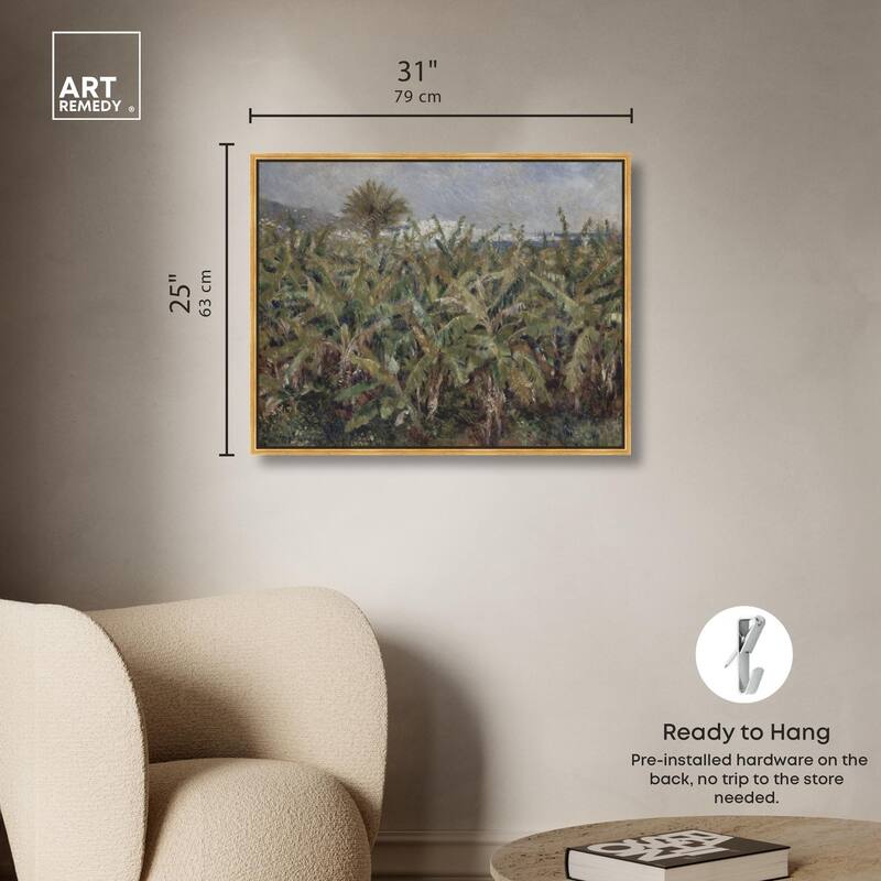 Field of Banana Trees Canvas by Art Remedy