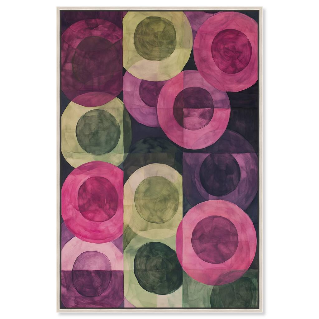 Orbital Pattern Canvas by Art Remedy