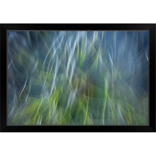 "Electro-Shock Blues" Black Framed Print
