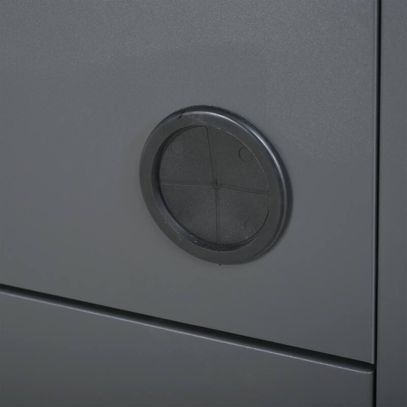 Foldable Outdoor Prep Station BBQ Cart with Trash Rack, Portable Kitchen Island Grill Cart with Foldable Top