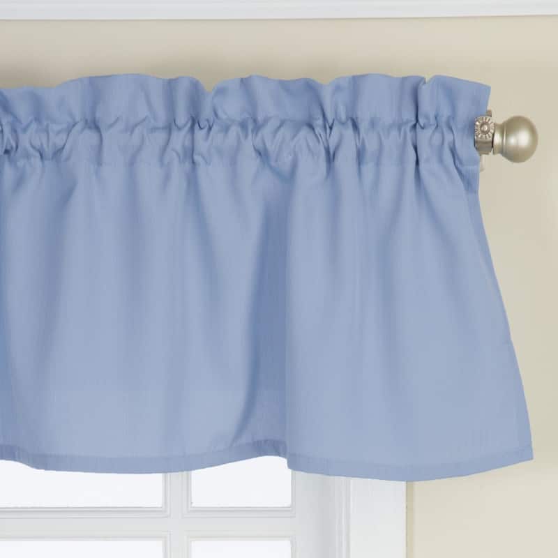 Opaque Ribcord Kitchen Curtain Pieces - Tiers/ Valances/ Swags