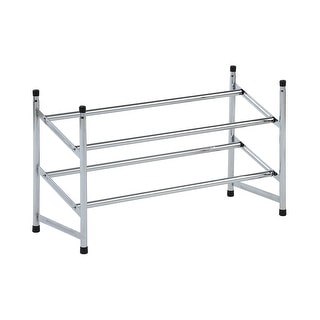 Organize It All Expandable Shoe Rack in Chrome - 46