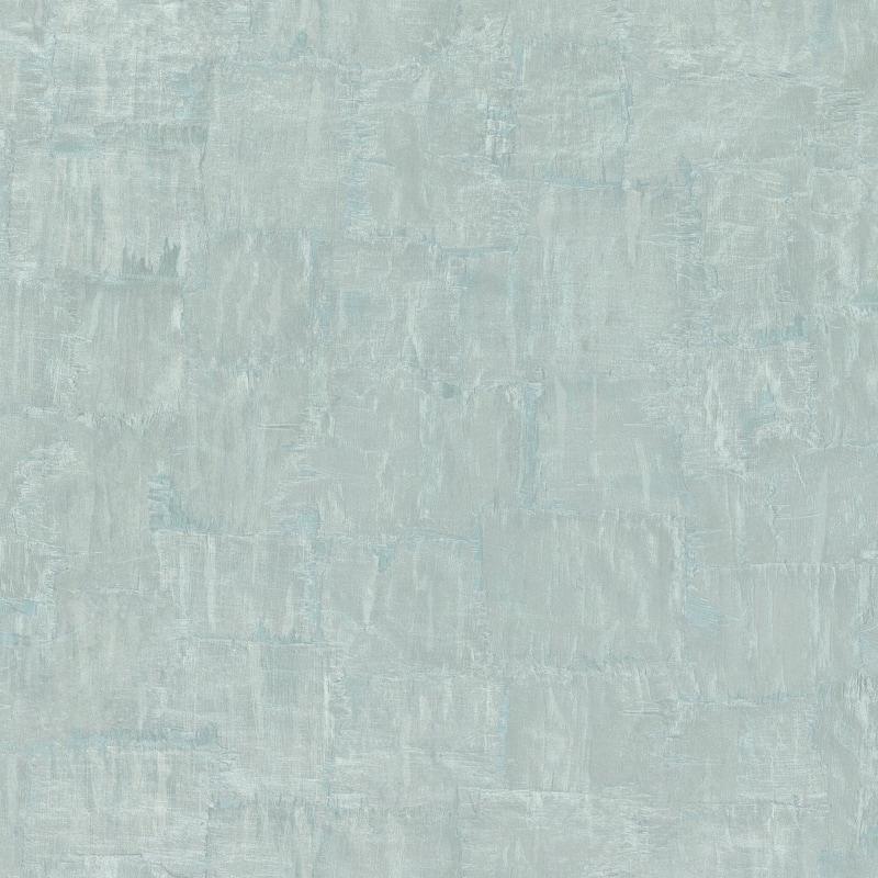 Galerie Wallcoverings Energy Collection Bark Effect Sheen Wallpaper Roll - 33 feet long x 27.5 inches wide - 33 feet long x 27.5 inches wide - Turquoise
