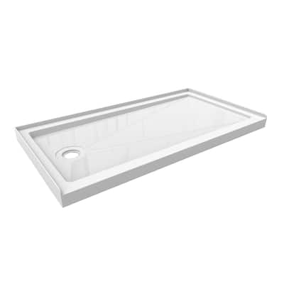 CRAFT + MAIN 6036L 60" x 36" Rectangular Shower Base with Left Drain