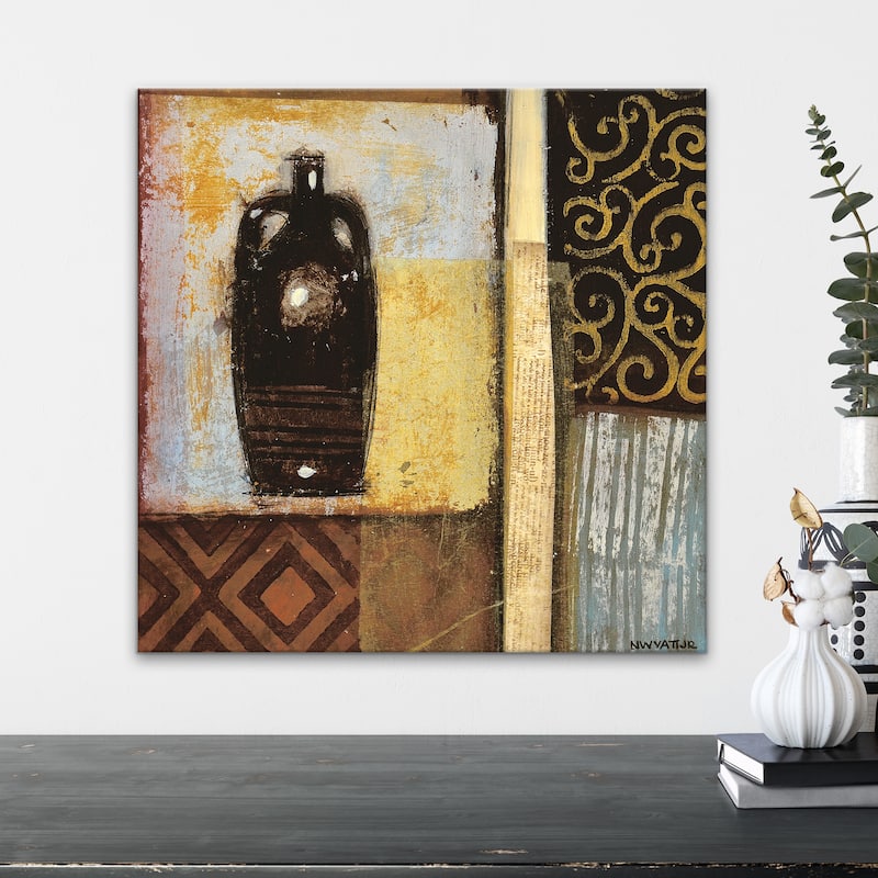 Ancient Urn III' Wrapped Canvas Wall Art by Norman Wyatt Jr.