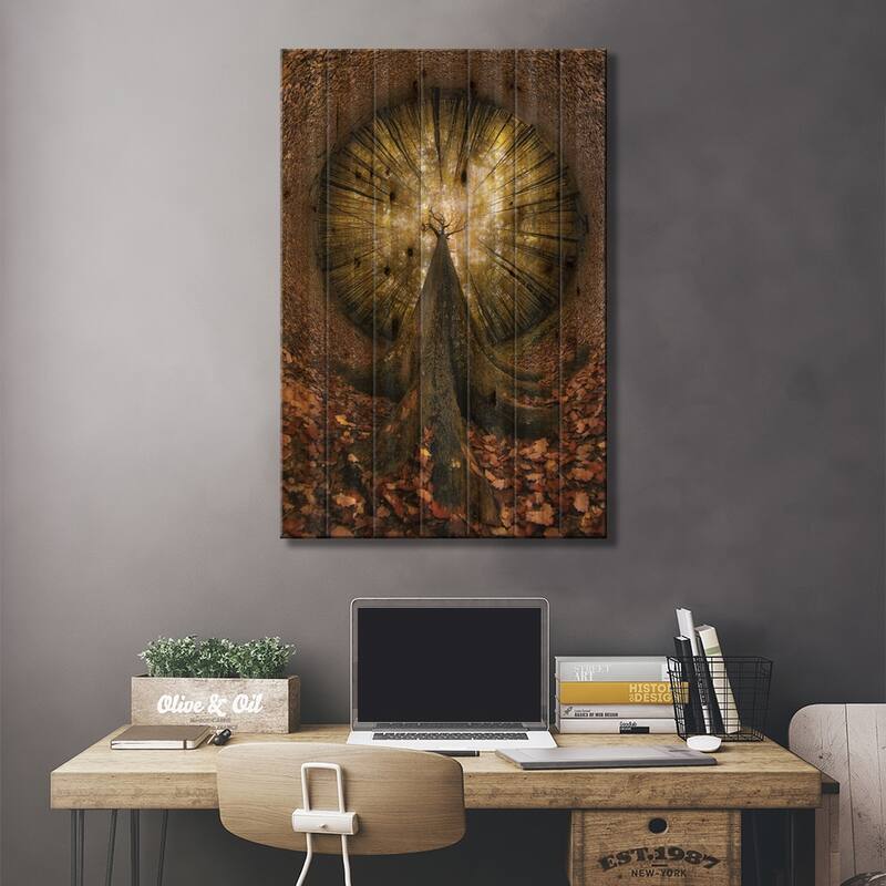 Four Centuries High Print On Wood by Francois Casanova - Multi-Color
