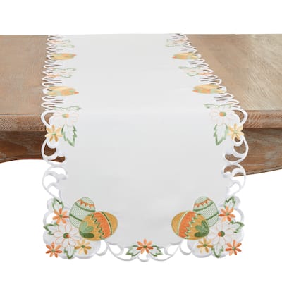 Embroidered Easter Eggcellent Table Runner