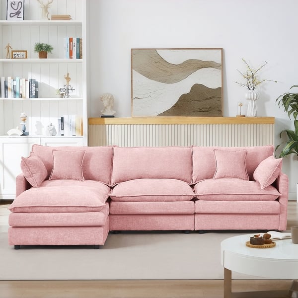 Modular Sectional Sofa, 102 Inch L Shaped Couch Set for Living Room - Bed Bath & Beyond