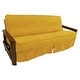 preview thumbnail 17 of 17, Blazing Needles Full Size Microsuede Futon Slip Cover - 55 x 75