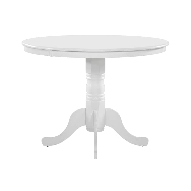 Franklin Wood Round Dining Table - White