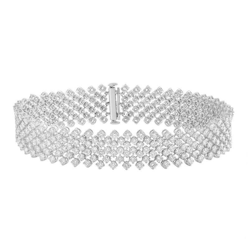EFFY 18K White Gold Diamond Bracelet