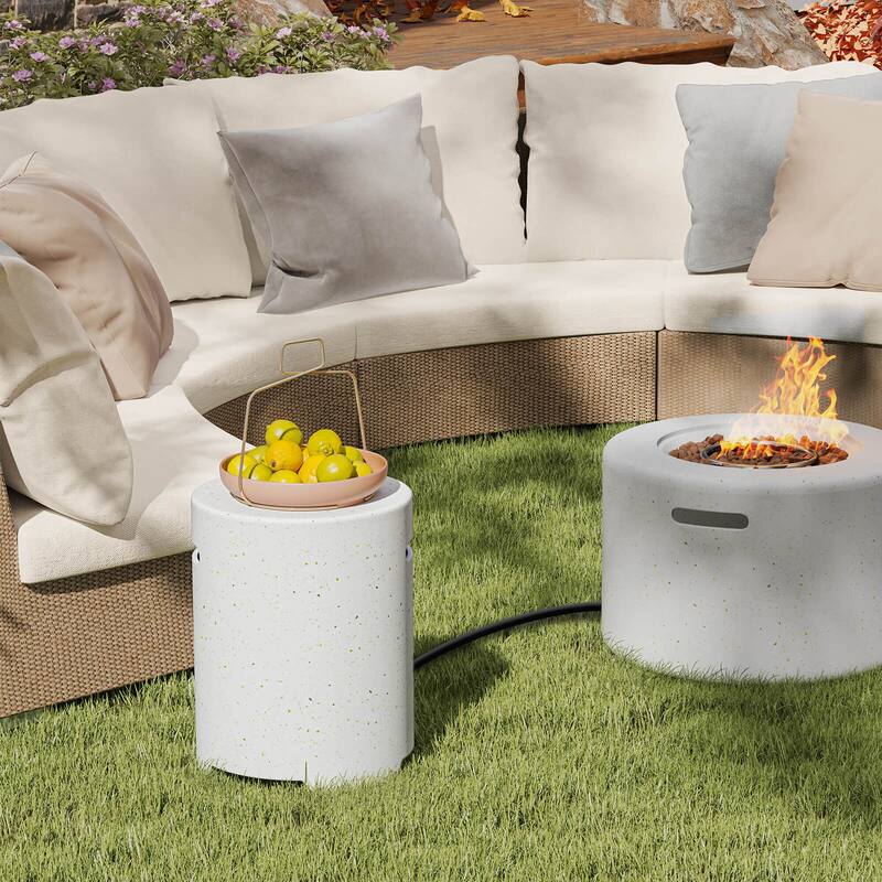 Costway Propane Tank Cover Table with Side Handles and Protective - See Details