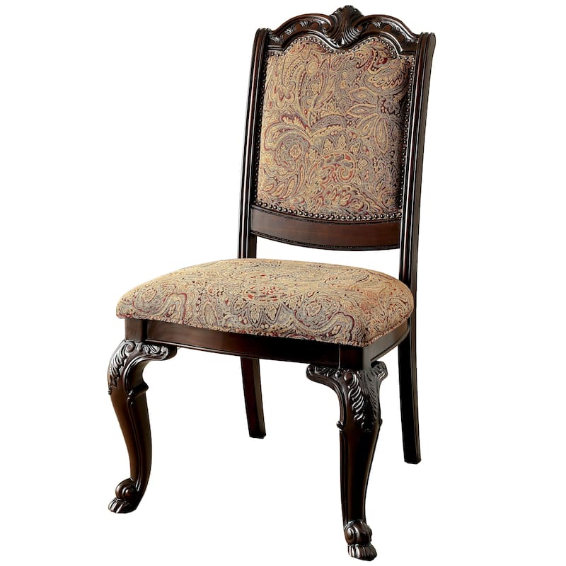 Kova Traditional Brown Cherry Wood 9-Piece Dining Set by Furniture of America