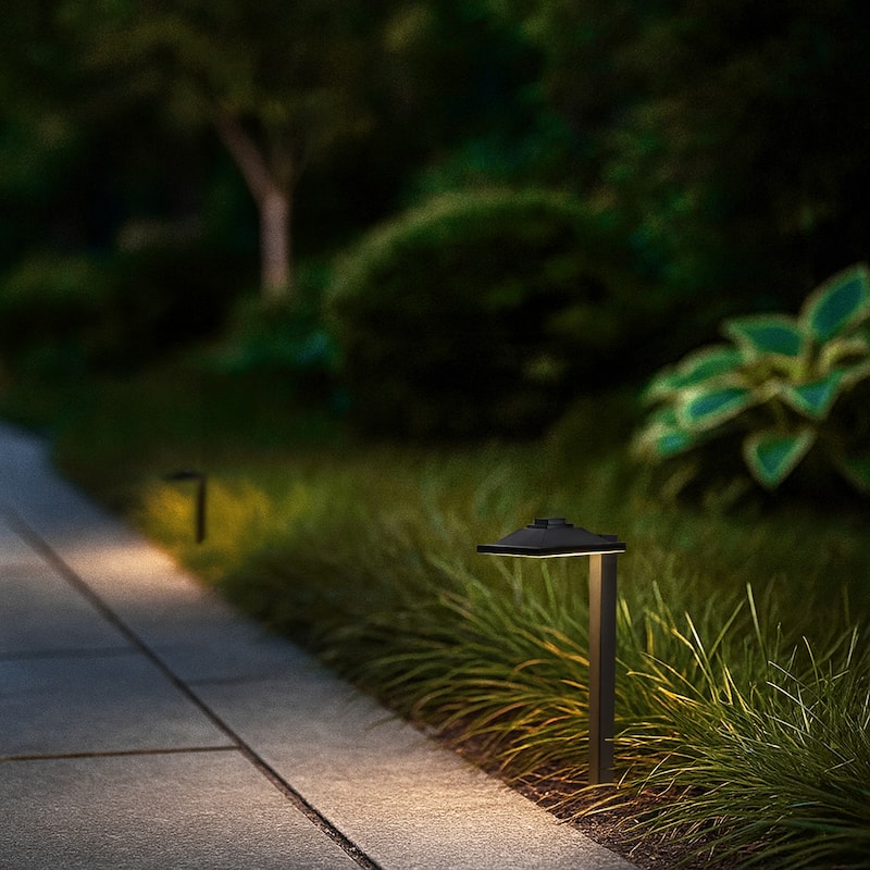 LED Low Voltage Landscape Path Light Bright Waterproof Outdoor Pathway Light for Walkway, Garden, Yard & Driveway (6 pack )