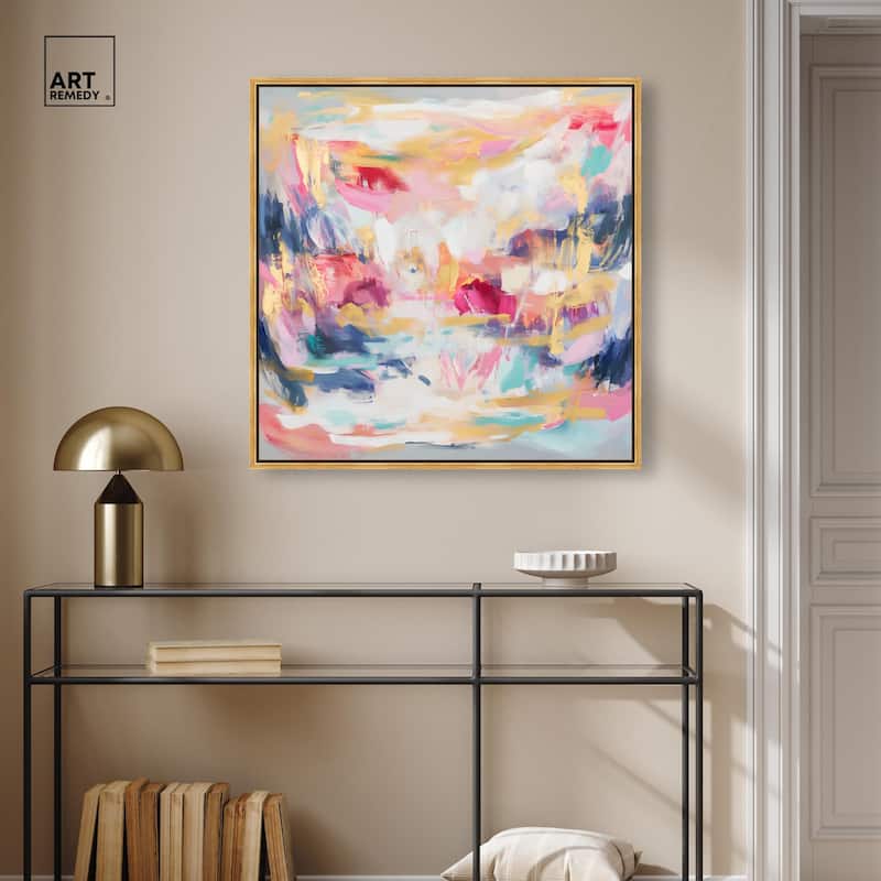 Balipink II Canvas by Art Remedy