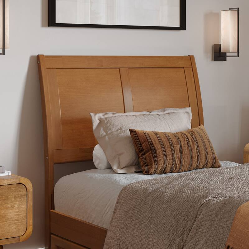 Andorra Platform Bed with Panel Footboard and Storage Drawers