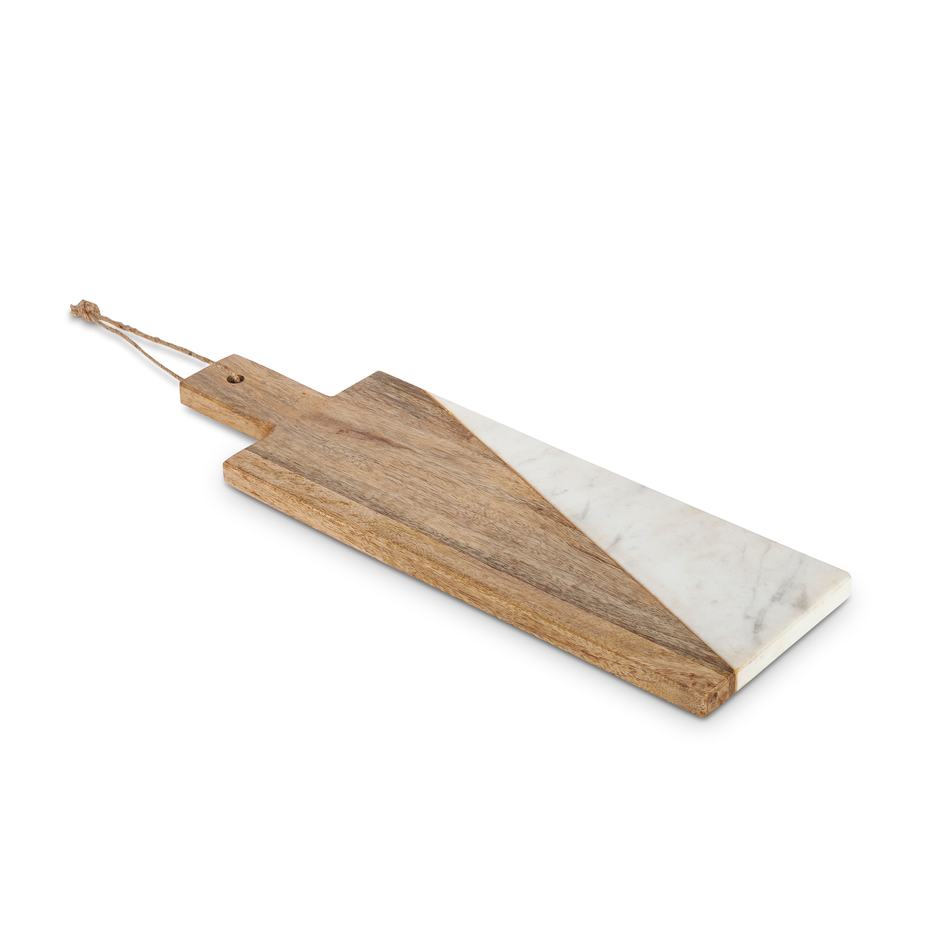 16 inch Mango Wood and White Marble Cutting Board