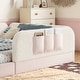 preview thumbnail 74 of 124, Twin/Full/Queen Teddy Fleece Floor Bed with Upholstered Safety Rails and Pocket