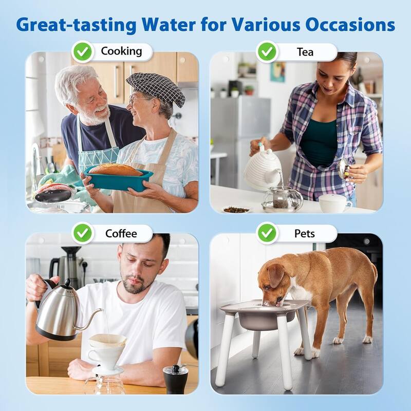 iSpring US21B-CPB 4-Layer High Capacity Under Sink Water Filter, Reduces Lead, PFAS, PFOA/PFOS, Chlorine, Bad Taste & Odor