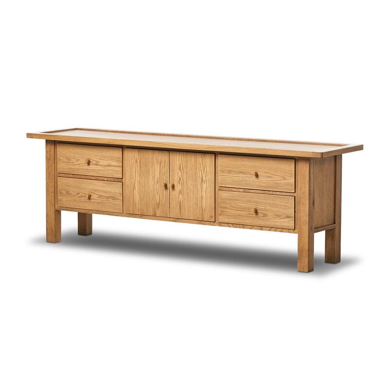 Pratt Media Console-Natural Light Oak