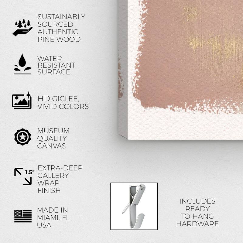 Wynwood Studio Canvas Abstract Cloudy Dreams Brown and Light Brown Modern & Contemporary Wall Art Canvas Print