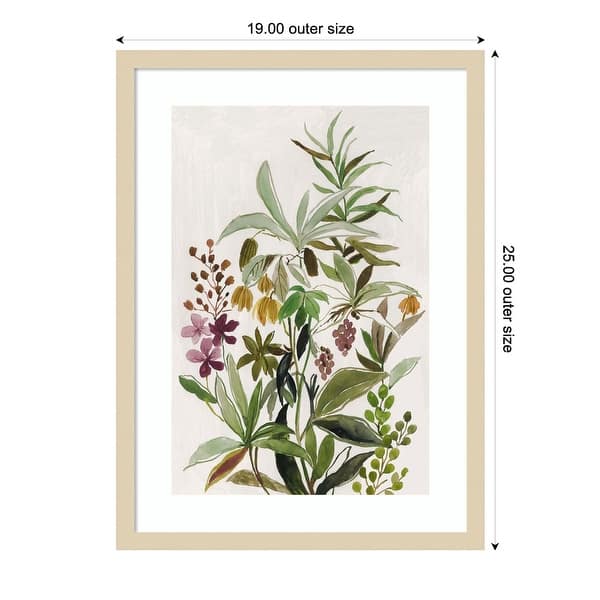 Green Majestic I by Asia Jensen Wood Framed Wall Art Print - Svelte ...