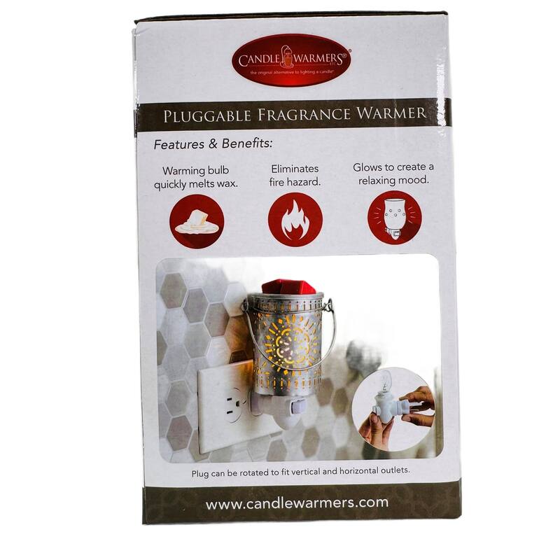 Candle Warmers Galvanized Tin Pluggable Fragrance Warmer Bed Bath