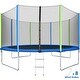 preview thumbnail 20 of 36, Trampoline for Kids with Safety Enclosure Net, Ladder and 8 Wind Stakes 12FT
