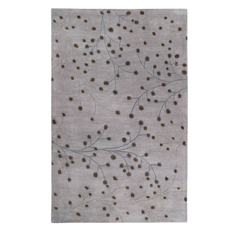 Sakura Handmade Transitional Floral Wool Area Rug