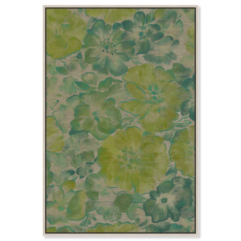 Verdigris Vista Canvas by Art Remedy - Silver - 24" x 36"