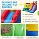 preview thumbnail 6 of 10, Costway Colorful Rainbow Kids Inflatable Bounce Castle with 50 Ocean - See Details