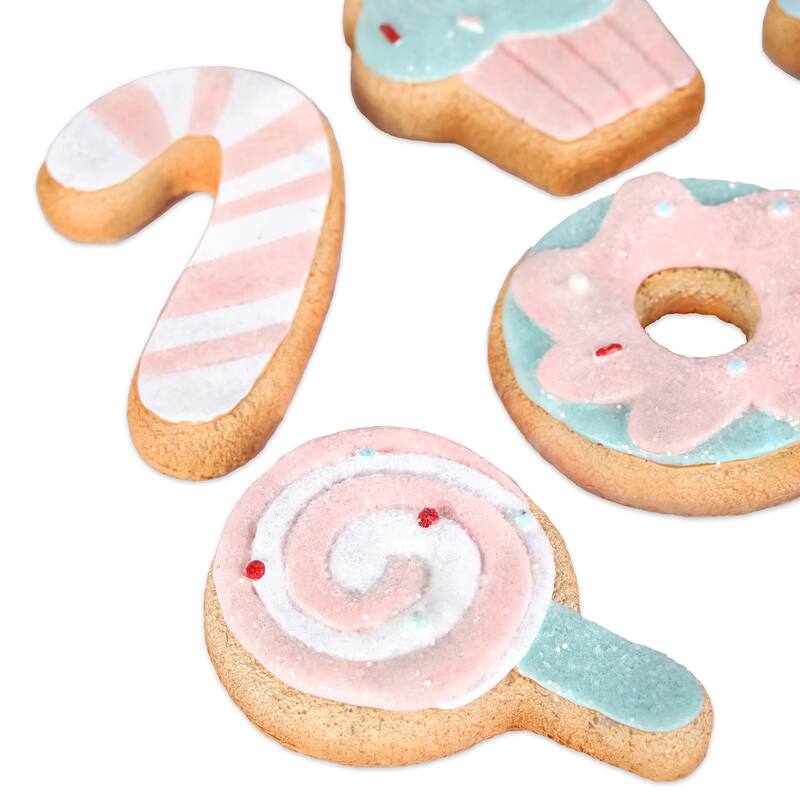 National Tree Company Six Piece Gingerbread Cookie Table Ornaments - 8 in