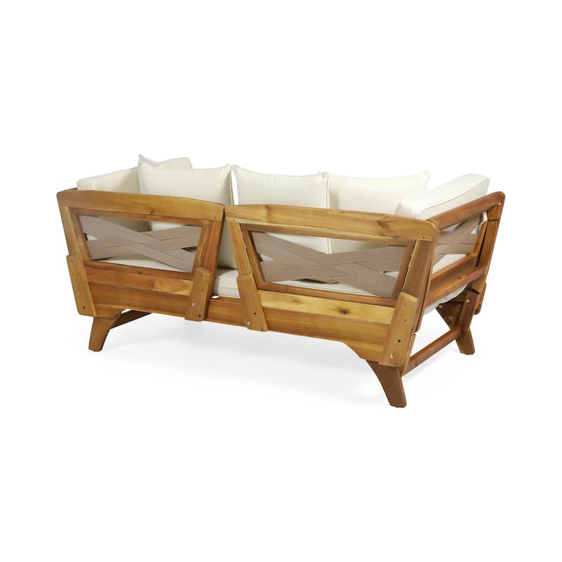 Serene Acacia Expandable Daybed by Christopher Knight Home